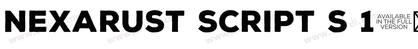 NexaRust Script S 1字体转换